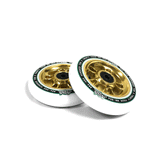 North Scooters Wagon 88a Wheels Set - Pair Scooter Wheels North Scooters 110mm White/Gold 
