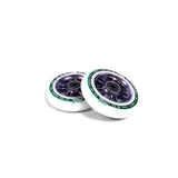 North Scooters Wagon 88a Wheels Set - Pair Scooter Wheels North Scooters 110mm White/Purple 