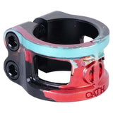 Oath Cage v2 Clamp Parts Oath Black / Teal / Red 