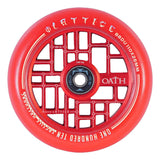 Oath Lattice Wheels Scooter Wheels Oath RED 110MM x 24MM 