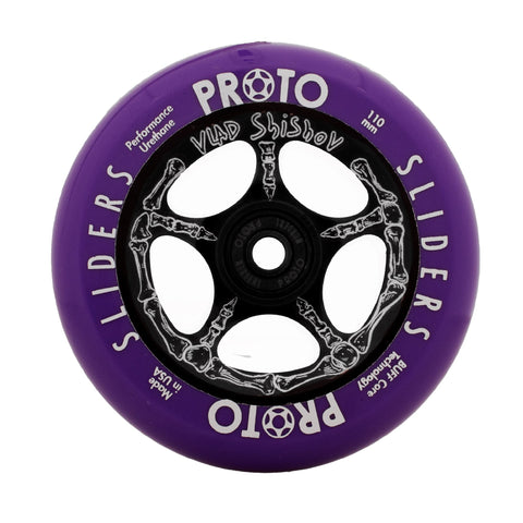 Proto Sliders Wheels - Vlad Shishov Sig. - Koshchey Scooter Wheels Proto Purple / Black 110MM x 24MM 