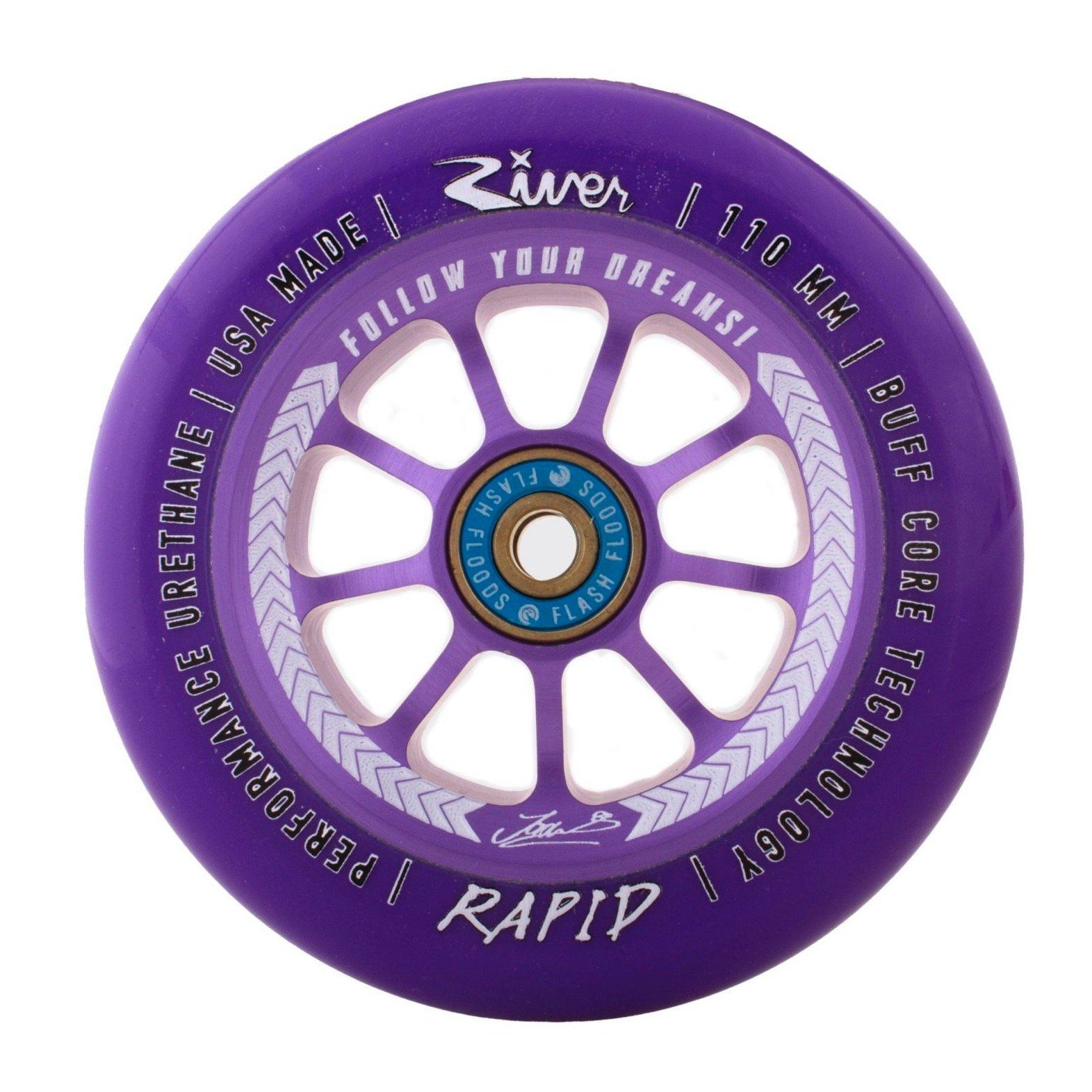 River Jordan Clark Signature Rapid Wheels - 110mm | Alpha Pro Scooters ...