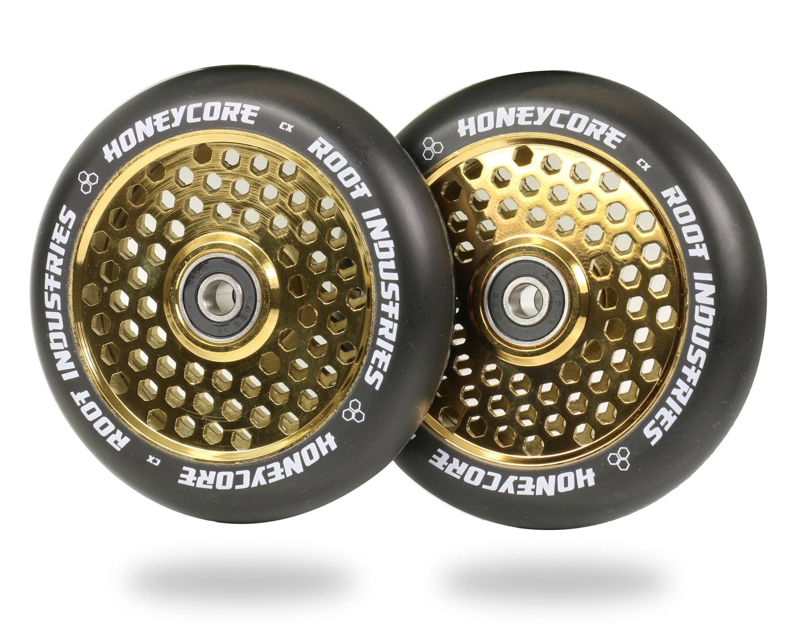 Root HoneyCore Wheels Black PU -110mm - Alpha Pro Scooters