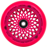 Neon Pink Root Lotus Scooter wheels 110mm