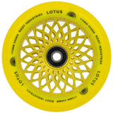 Root Sunrise yellow Lotus 110mm wheels