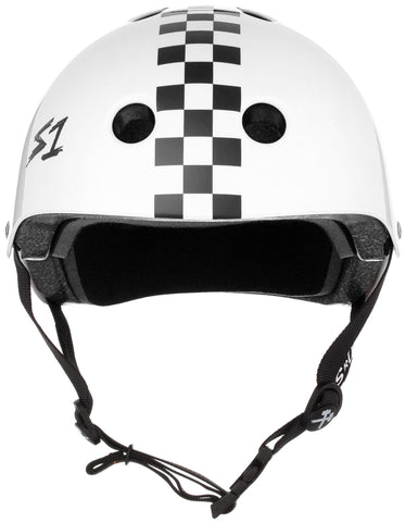 checkered motorcycle helmet S1 Lifer Checkered Helmets | Safety Gear
