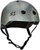 S1 Lifer Gliter Helmet Safety Gear S1 Silver Gloss Glitter XS 