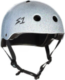 S1 Lifer Gliter Helmet Safety Gear S1 White Gloss Gliter XS 