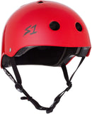S1 Lifer Glossy Helmet Safety Gear S1 Bright Red Gloss XS 