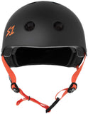 S1 Matte Black With Colored Straps Lifer Helmet Safety Gear S1 