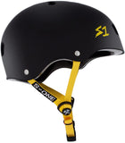 S1 Matte Black With Colored Straps Lifer Helmet Safety Gear S1 