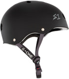 S1 Matte Black With Colored Straps Lifer Helmet Safety Gear S1 