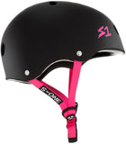 S1 Matte Black With Colored Straps Lifer Helmet Safety Gear S1 