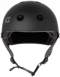 S1 Matte Black With Colored Straps Lifer Helmet Safety Gear S1 