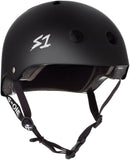 S1 Matte Black With Colored Straps Lifer Helmet Safety Gear S1 