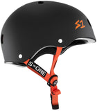 S1 Matte Black With Colored Straps Lifer Helmet Safety Gear S1 