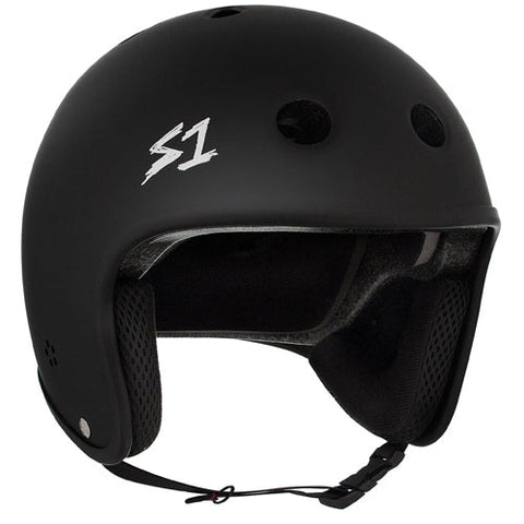 S1 Retro Helmet Black Matte Helmet S1 Adult Small 