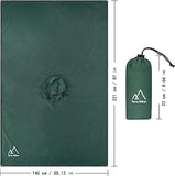 Terra Hiker Waterproof Rain Ponchos, Hiking Rain Jackets, Reusable Rain Coats for Outdoor Activities TurboAnt 