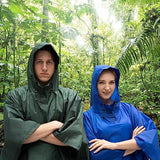 Terra Hiker Waterproof Rain Ponchos, Hiking Rain Jackets, Reusable Rain Coats for Outdoor Activities TurboAnt 